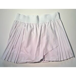 Forever 21 Womens Active White Pleated Skirt/Skort SZ M